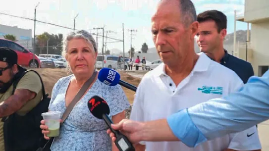 Debra Robinson y Martin Robinson asistieron al juicio por asesinato de tres hombres acusados ​​de matar a sus hijos Jack y Callum Robinson.